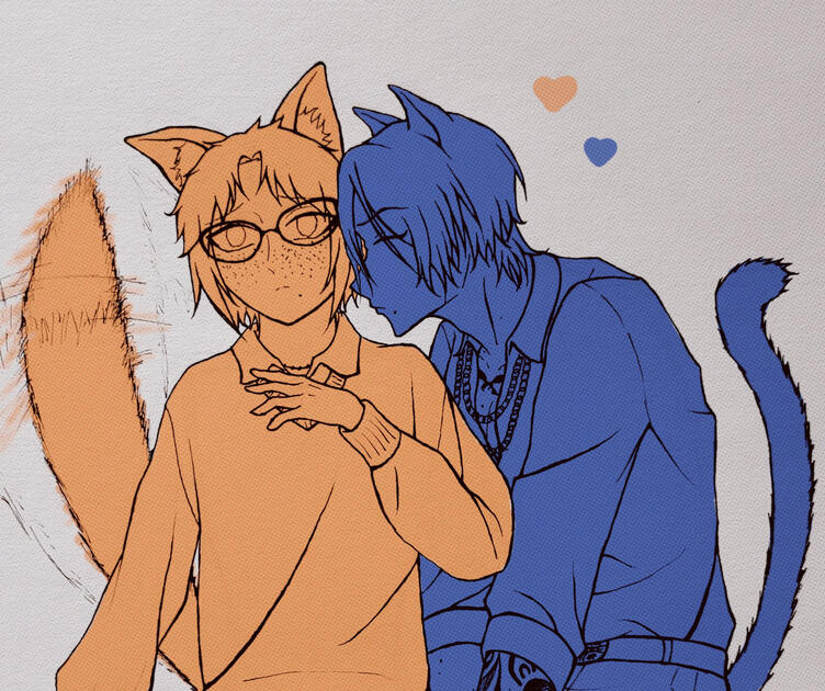colorblocked sketch